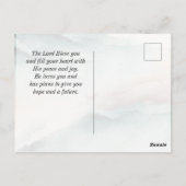 Psalm 23-inch4 Hij herstelt mijn Soul Cross Briefkaart (Achterkant)