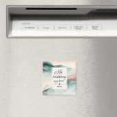 Psalm 23-inch4 Hij herstelt mijn Soul Cross Magneet (Insitu (Vaatwasser))