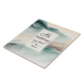 Psalm 23-inch4 Hij herstelt mijn Soul Cross Tegeltje (Zijkant)