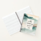 Psalm 23-inch4 Hij herstelt mijn speciale soep Notitieboek (Binnen)