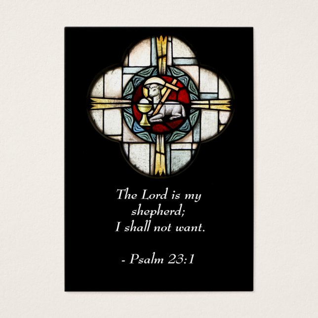 Psalm 23 - Inspirerend offertes - Wallet Kaart (Voorkant)
