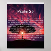 Psalm 23 Inspirerend Poster (Voorkant)