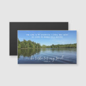Psalm 23 Inspirerende Landscape Fotografie Magnet (Voorkant / Achterkant)