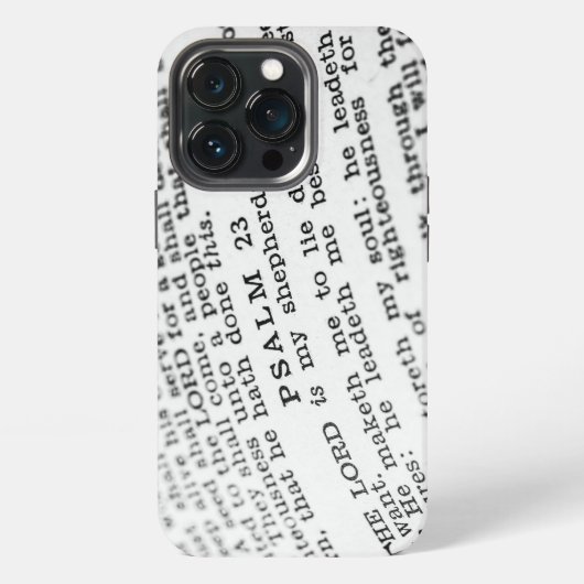 Psalm 23 iPhone hoesje (Achterkant)
