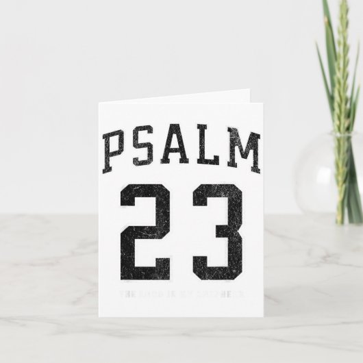 Psalm 23 Jersey Kaart (Voorkant)
