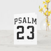 Psalm 23 Jersey Kaart (Gele Bloem)