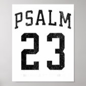 Psalm 23 Jersey  Poster (Voorkant)