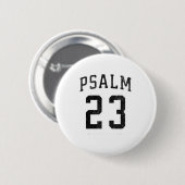 Psalm 23 Jersey  Ronde Button 5,7 Cm (Voorkant /achterkant)