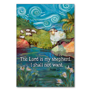 Psalm 23 Kaart van Prayer