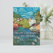Psalm 23 Kaart van Prayer (Staand voorkant)