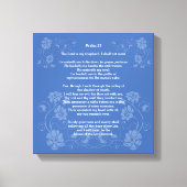 Psalm 23 KJV Canvas Afdruk (Voorkant)