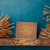 Psalm 23 KJV Christelijke Bijbelverse Fotoplaat (Zijkant)