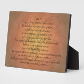 Psalm 23 KJV Christelijke Bijbelverse Fotoplaat (Zijkant)