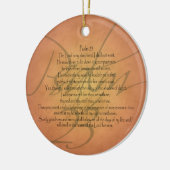 Psalm 23 KJV Christelijke Bijbelverse Keramisch Ornament (Links)
