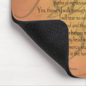 Psalm 23 KJV Christelijke Bijbelverse Muismat (Hoek)