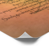 Psalm 23 KJV Christelijke Bijbelverse Poster (Hoek)