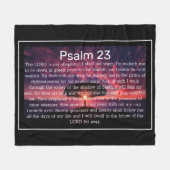 Psalm 23 KJV Christelijke deken (Voorkant (Horizontaal))