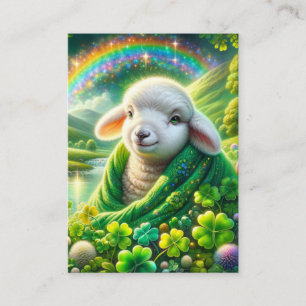 Psalm 23 KJV Kaarten - Bunny Lammetje Visitekaartje