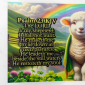 Psalm 23 KJV Tract - Lam Drieluik Kaart (Binnenzijde eerst)