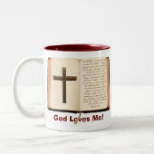 Psalm 23 KoffieMok Tweekleurige Koffiemok (Links)