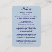 Psalm 23 Leeuw & Lam Gebedskaart Plaatskaartje (Achterkant)