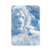 Psalm 23 Leeuw & Lam Gebedskaart
