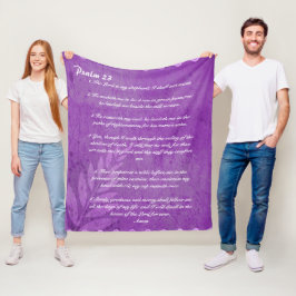 Psalm 23 Lila deken van de vlooien