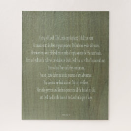 Psalm 23, Lord, Wood Pattern, 520 pcs, Hard Puzzle Legpuzzel