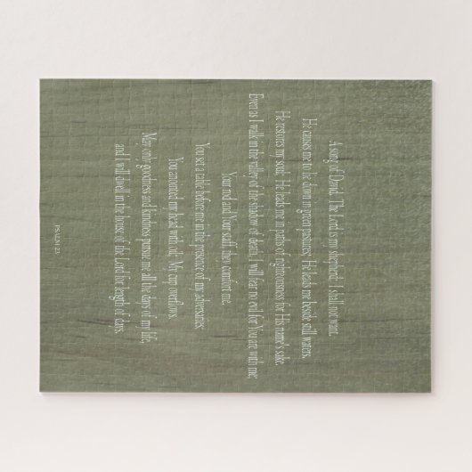 Psalm 23, Lord, Wood Pattern, 520 pcs, Hard Puzzle Legpuzzel (Horizontaal)