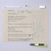 Psalm 23 Lord's Prayer Wildflower Weefpapier Tissuepapier (Craft)