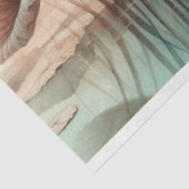 Psalm 23 Lotus, Kikkervijver Decoupage Tissuepapier (Detail)