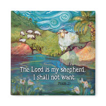 Psalm 23 Magnet, De Heer is Mijn Shepherd