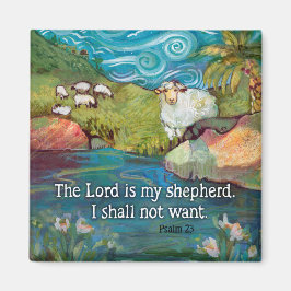 Psalm 23 Magnet, De Heer is Mijn Shepherd Magneet
