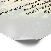 Psalm 23 Met herdersbeelden Perfect Poster (Hoek)
