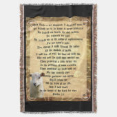 Psalm 23 met het Lam Deken (Voorkant Verticaal)