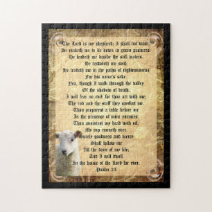 Psalm 23 met het Lam Legpuzzel