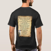 Psalm 23 met het Lam T-shirt (Achterkant)