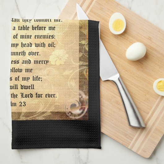 Psalm 23 met het Lam Theedoek (Quarter Fold)