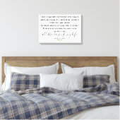 Psalm 23 Moderne scripts Canvas Afdruk (Insitu (Slaapkamer))