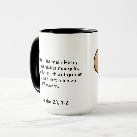 Psalm 23 mok (Voorkant links)