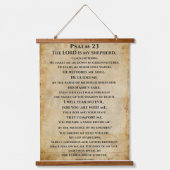 Psalm 23 {NHEB-versie.} Hangend Wandkleed (Voorkant)
