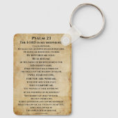 Psalm 23 {NHEB-versie.} Sleutelhanger (Achterkant)