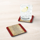 Psalm 23 { NHEB version.} Bier Onderzetter (Rechterzijde)