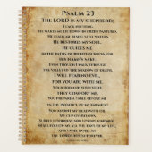 Psalm 23 { NHEB version.} Planner (Voorkant)