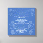 Psalm 23 NKJV Canvas Afdruk (Voorkant)