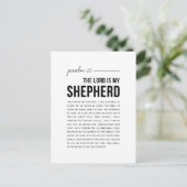 Psalm 23 NKJV De Heer is Mijn Herder Briefkaart (Staand voorkant)