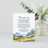 Psalm 23 NKJV De Heer is mijn herder Briefkaart (Staand voorkant)