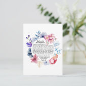 Psalm 23 NKJV De Heer is Mijn Herder Briefkaart (Staand voorkant)