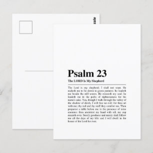 Psalm 23 NKJV De Heer is Mijn Herder Briefkaart