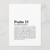 Psalm 23 NKJV De Heer is Mijn Herder Briefkaart (Voorkant)